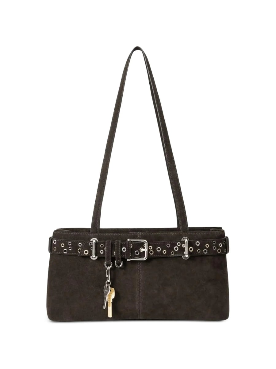 Osoi Osoi Brocle Eyelet-embellished Buckled Shoulder Bag