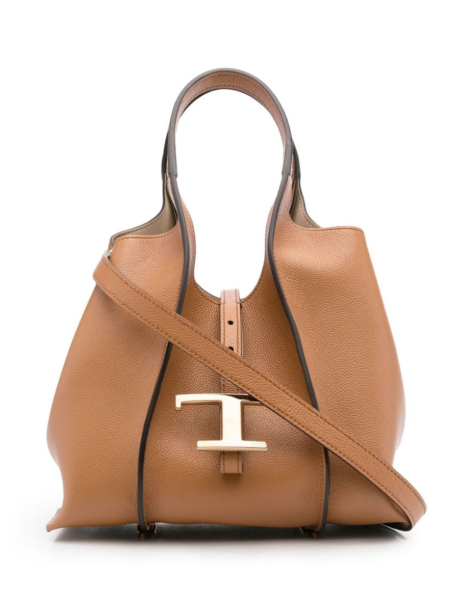 Tod's Tod's Timeless Logo-plaque Tote Bag