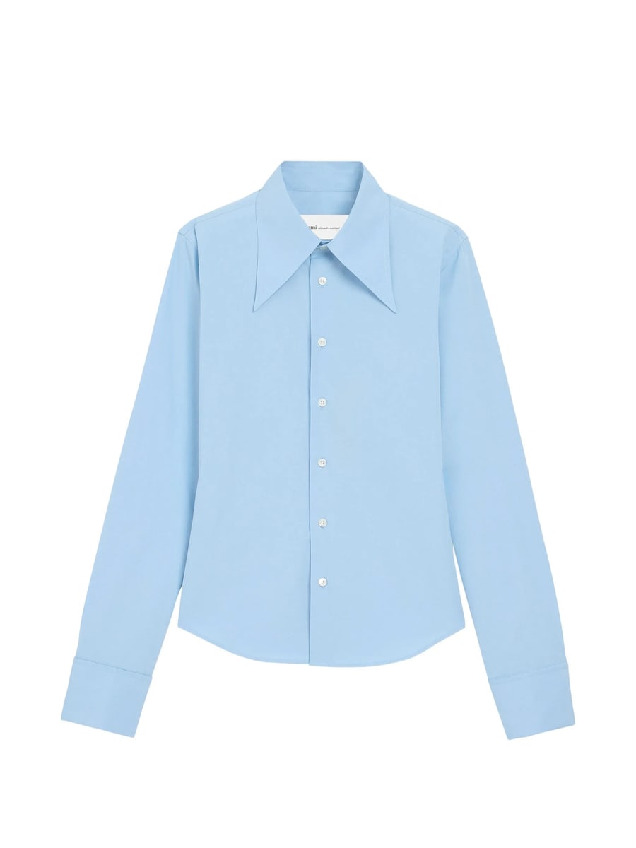 AMI Paris Ami Paris Straight Point-collar Shirt