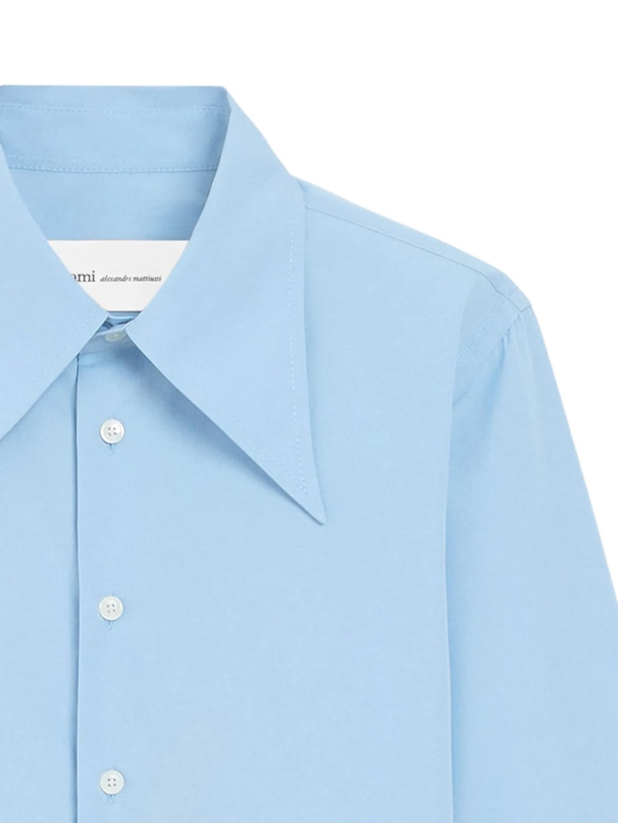 AMI Paris Ami Paris Straight Point-collar Shirt, view 2