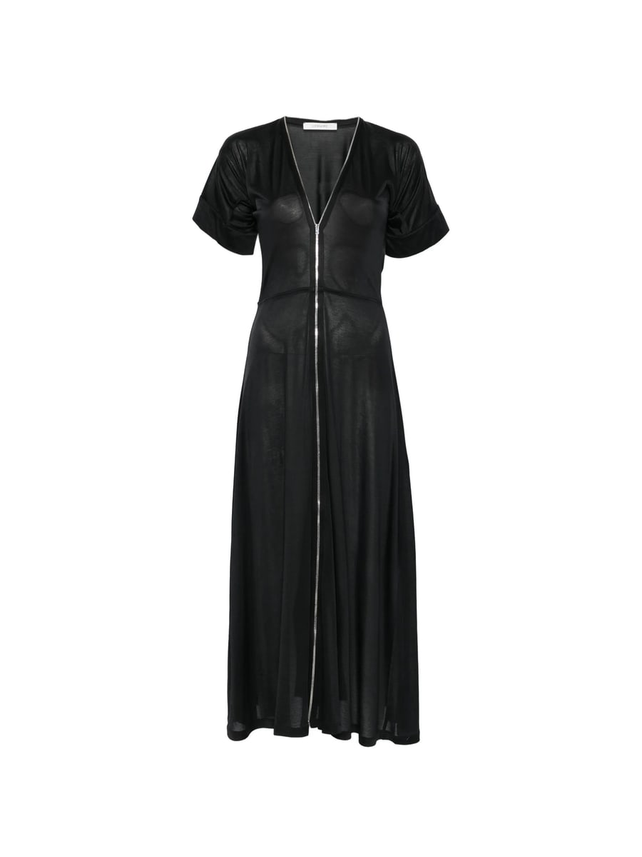 Lemaire Lemaire V-neck Zipped Midi Dress