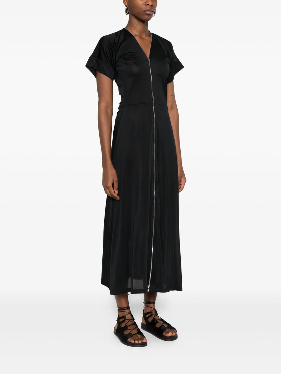 Lemaire Lemaire V-neck Zipped Midi Dress, view 2