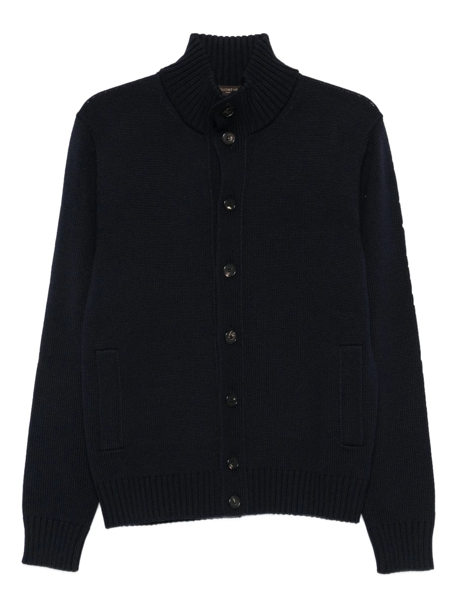 Zanone Zanone High-neck Wool Cardigan