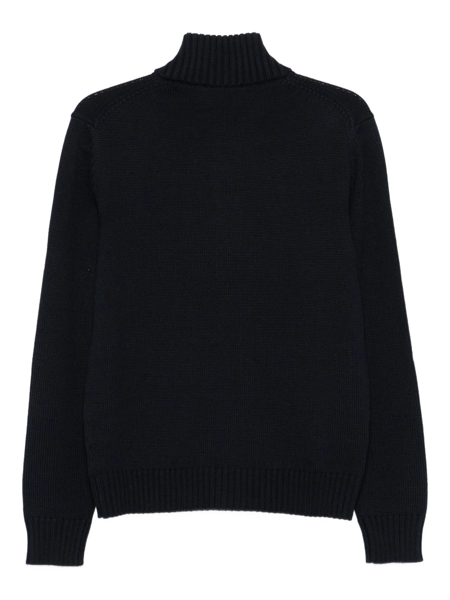 Zanone Zanone High-neck Wool Cardigan, view 2