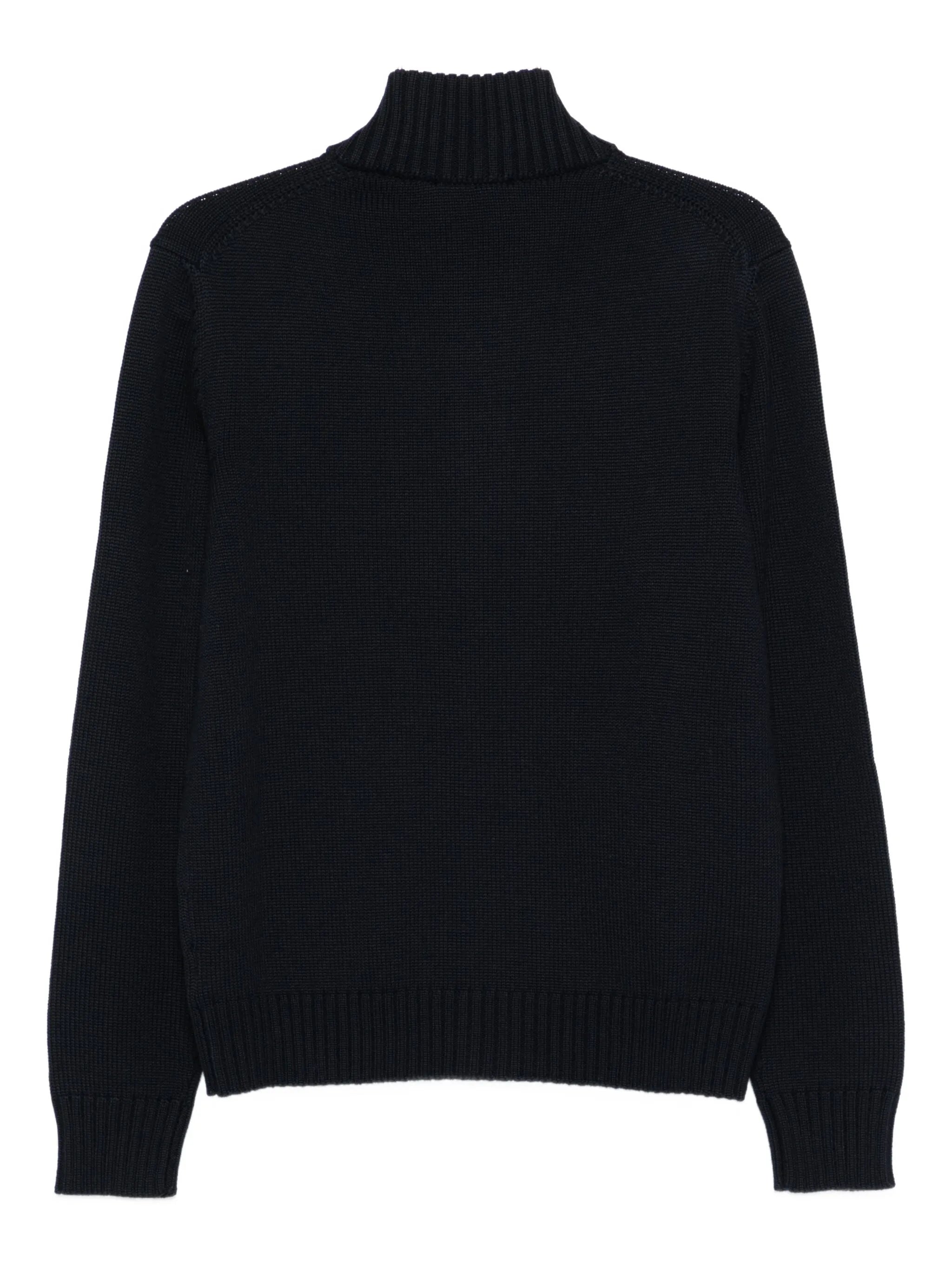 Zanone Zanone High-neck Wool Cardigan, view 2