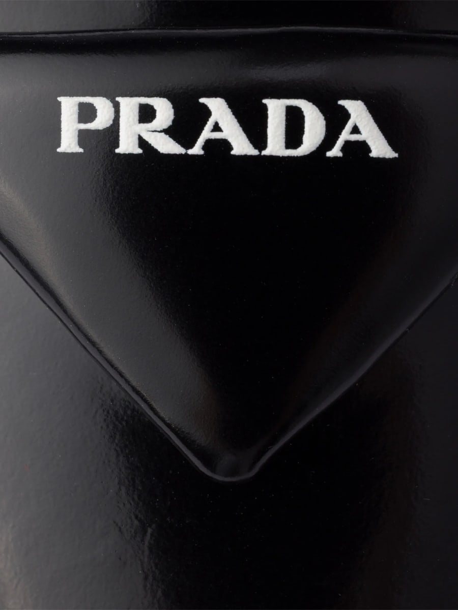Prada Prada Pointed-toe Slingback Ballet Flats, view 5