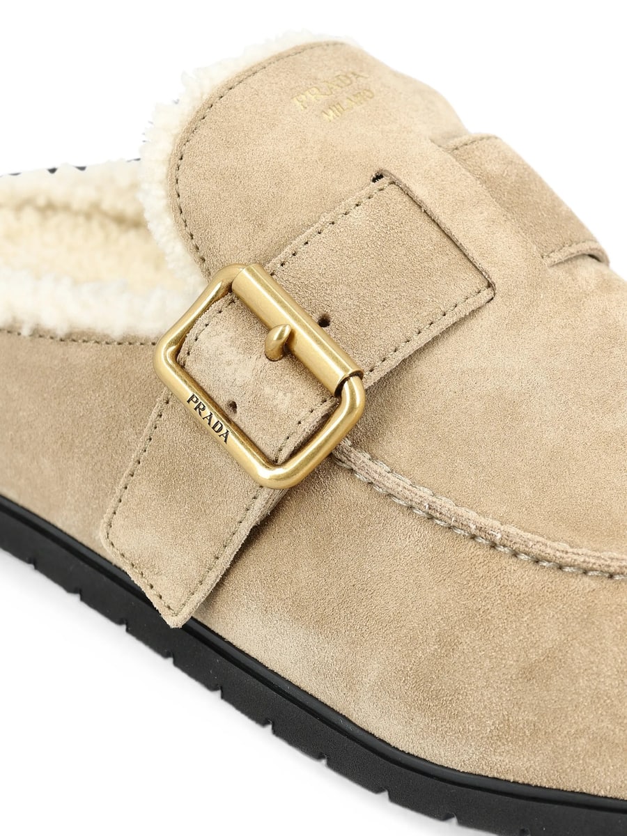 Prada Prada Suede Mules, view 4