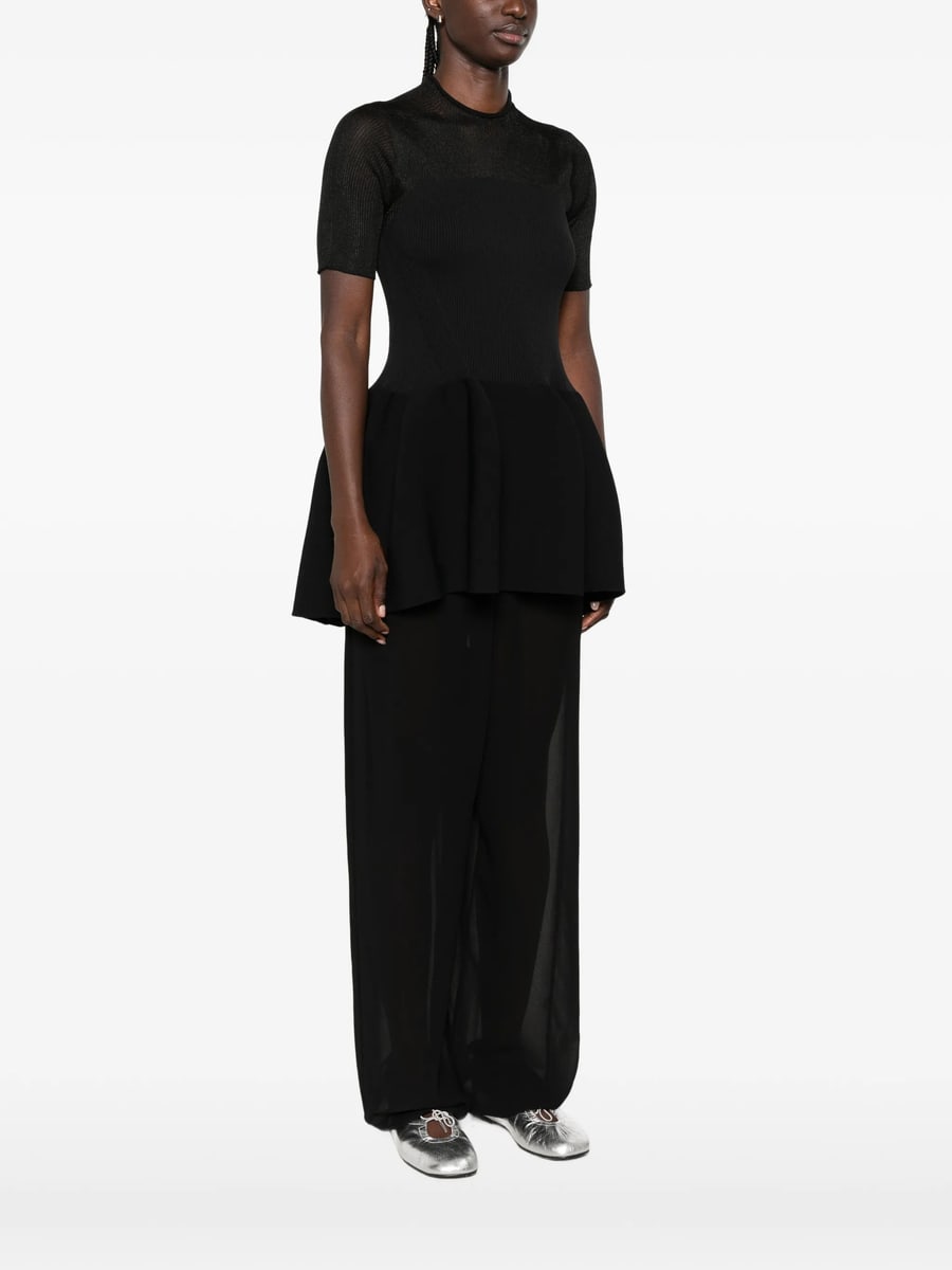 Cfcl Cfcl Pottery Lucent Ribbed Peplum Top, view 3