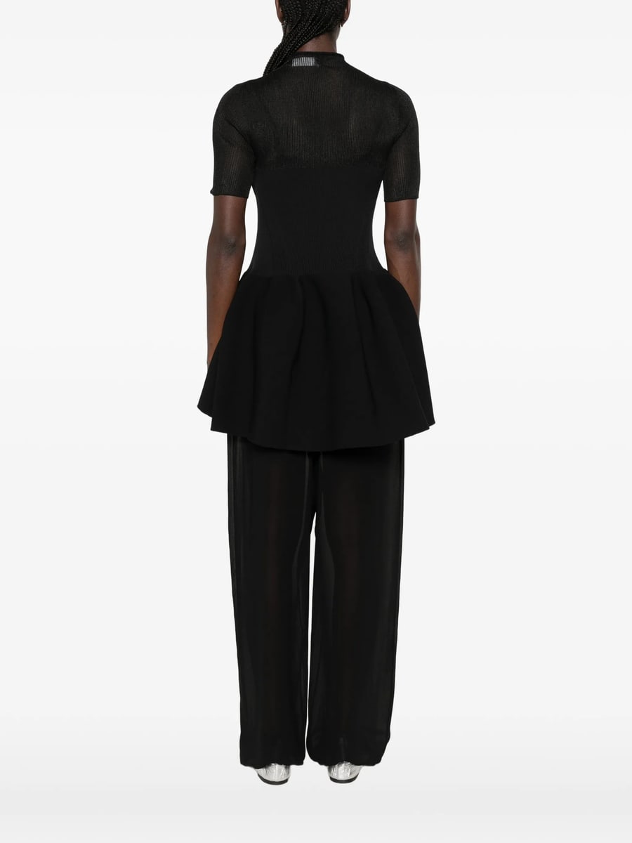 Cfcl Cfcl Pottery Lucent Ribbed Peplum Top, view 5