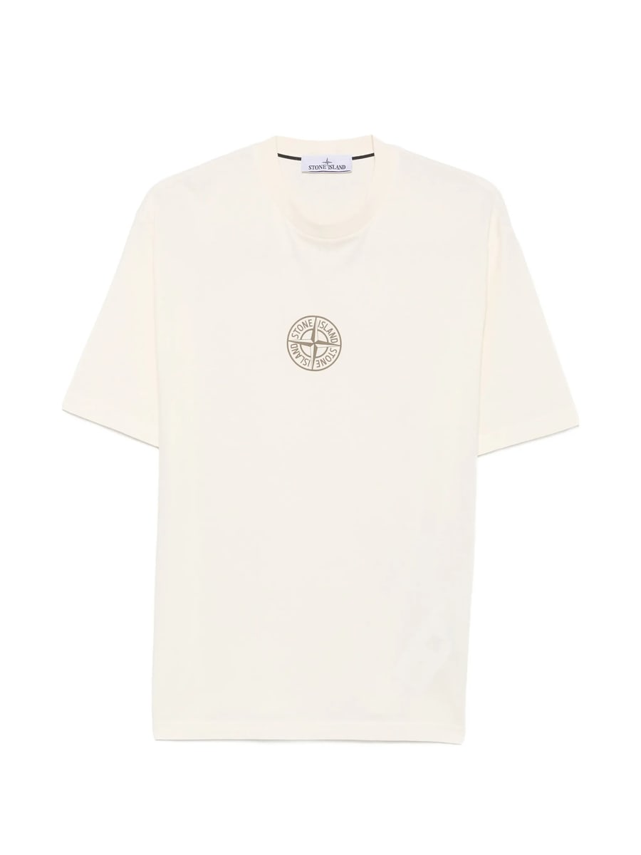 Stone Island Stone Island Logo-print Cotton T-shirt