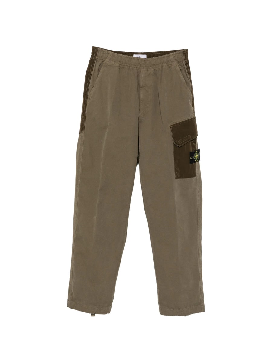 Stone Island Stone Island Logo-patch Cotton Cargo Pants