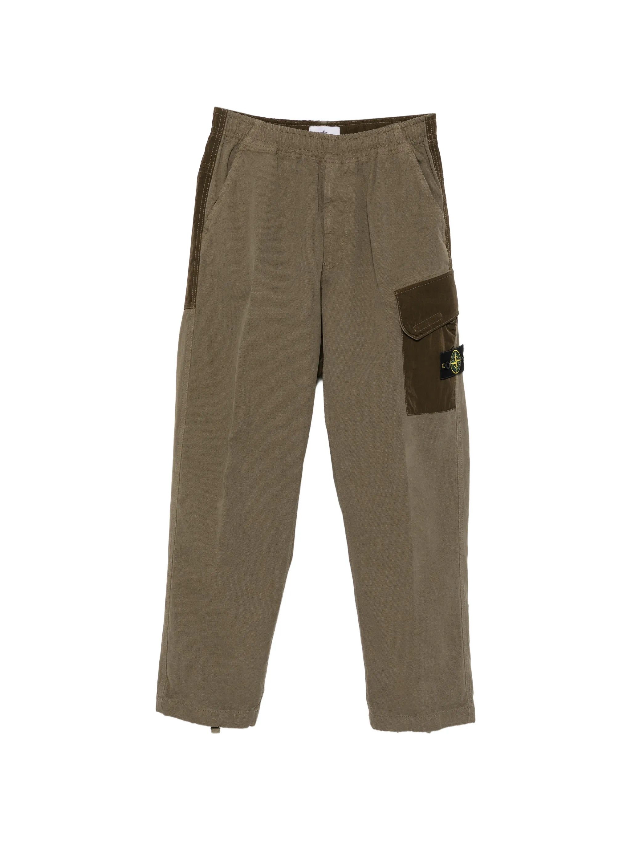 Stone Island Stone Island Logo-patch Cotton Cargo Pants