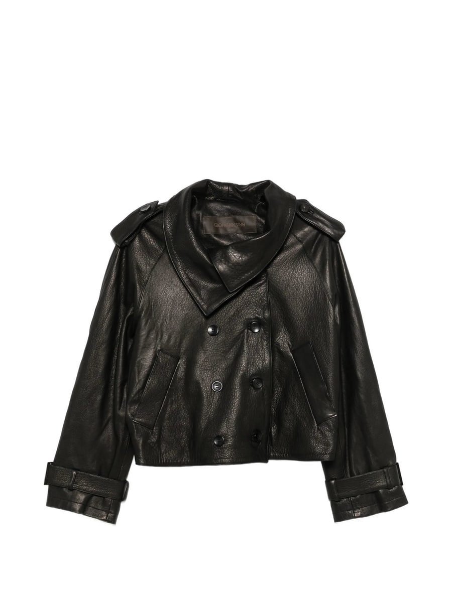 Giorgio Brato Giorgio Brato Double-breasted Leather Jacket