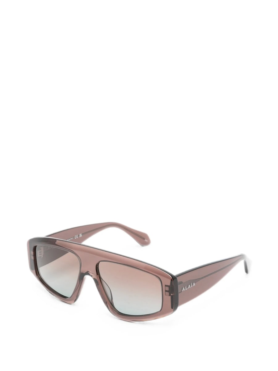Alaïa Alaïa Geometric-frame Sunglasses, view 2
