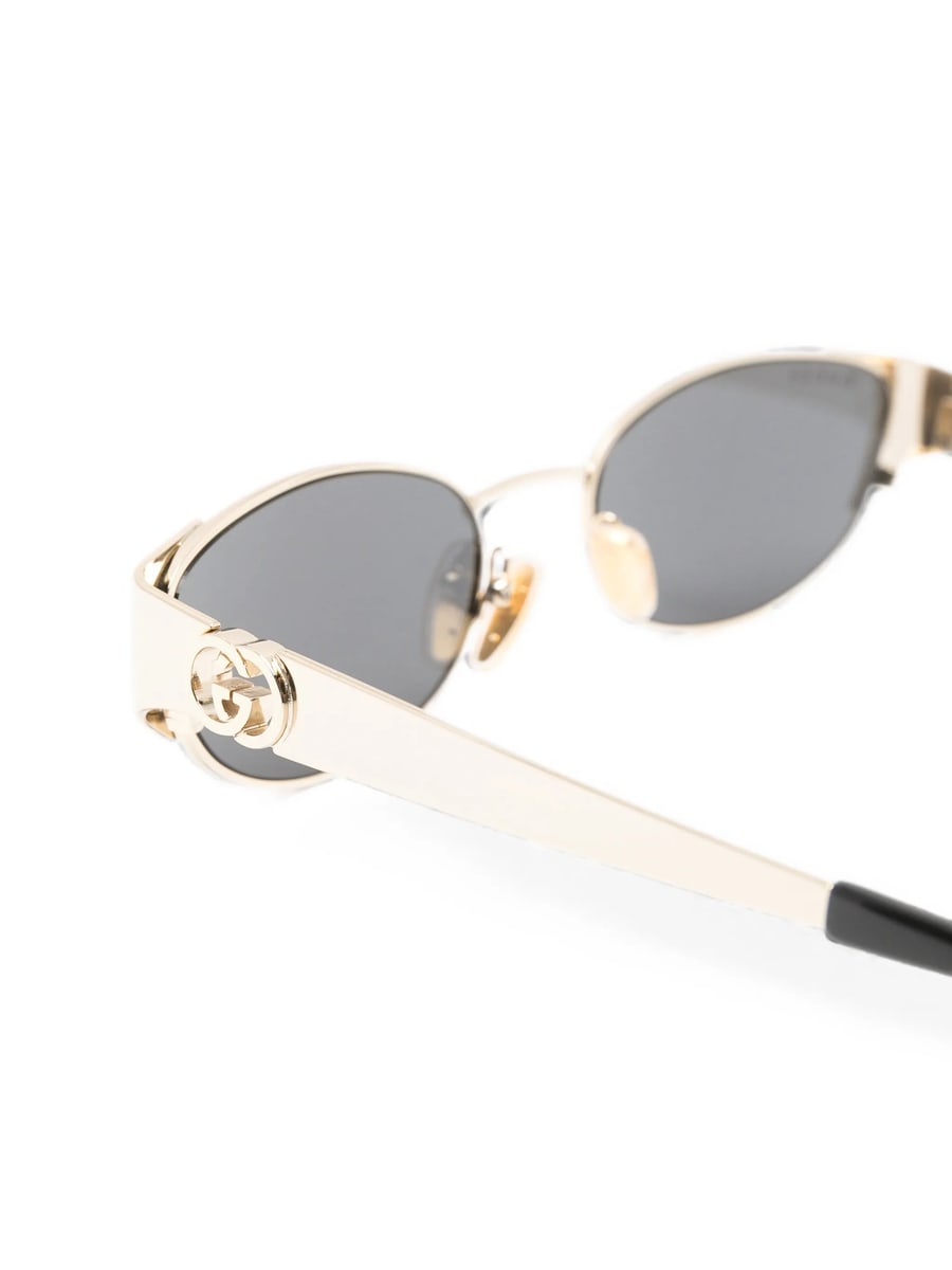 Gucci Gucci Interlocking G Oval-frame Sunglasses, view 3