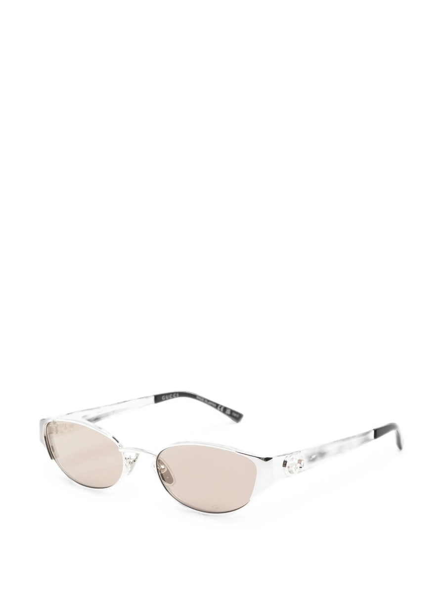 Gucci Gucci Interlocking G Oval-frame Sunglasses, view 3