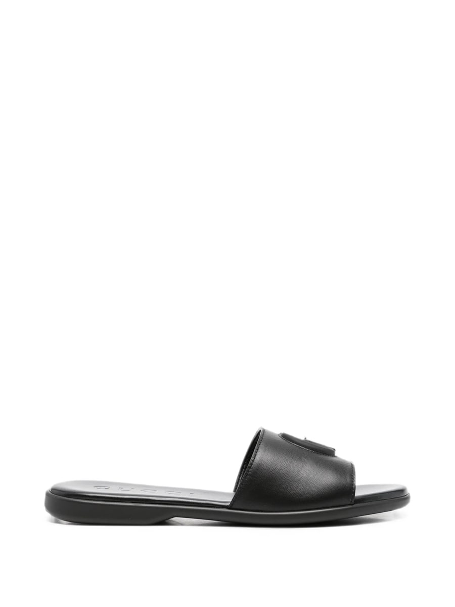Gucci Gucci Double-G Leather Sandals