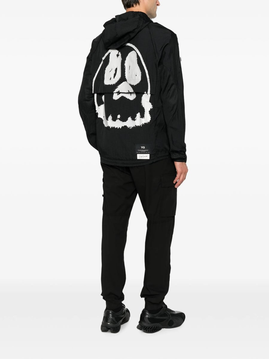 Y-3 Y-3 Graphic-print Hooded Jacket, view 3
