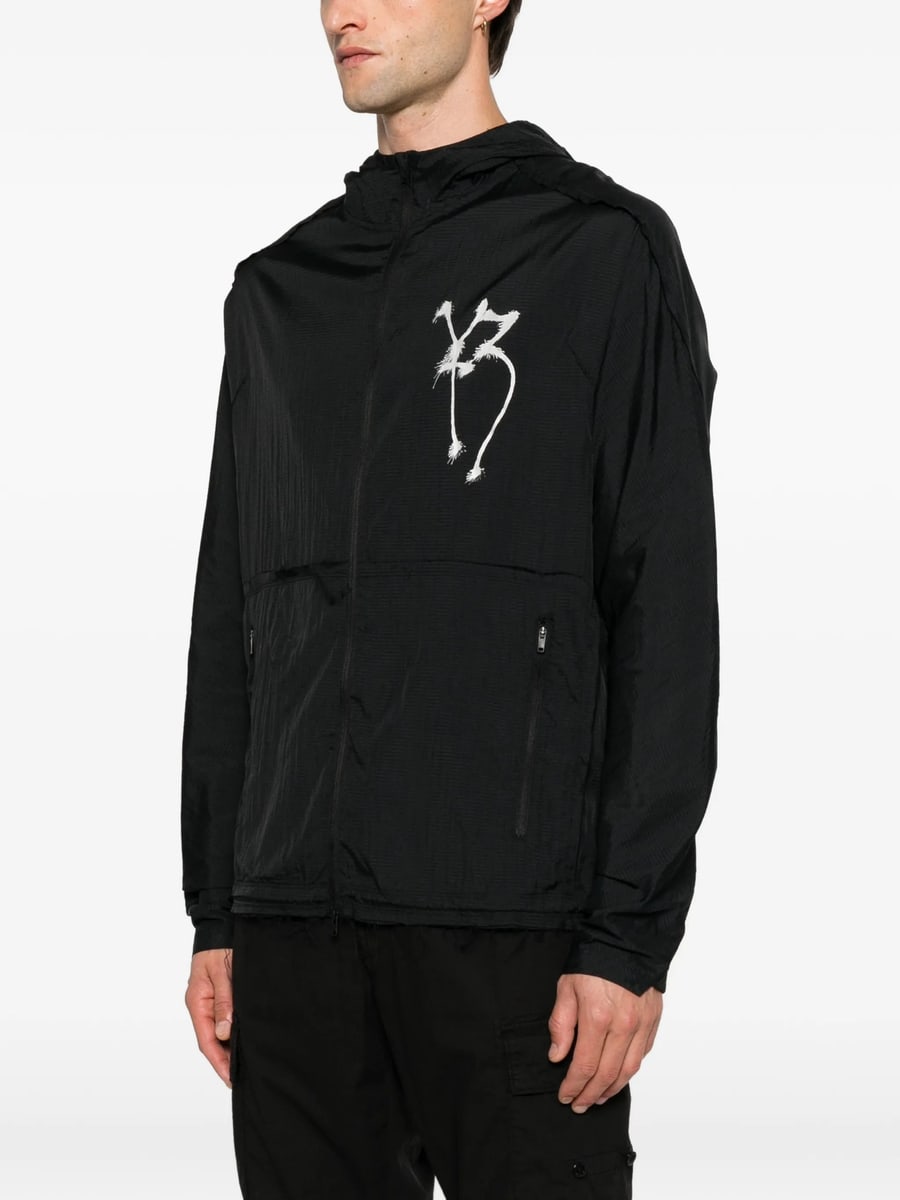 Y-3 Y-3 Graphic-print Hooded Jacket, view 4