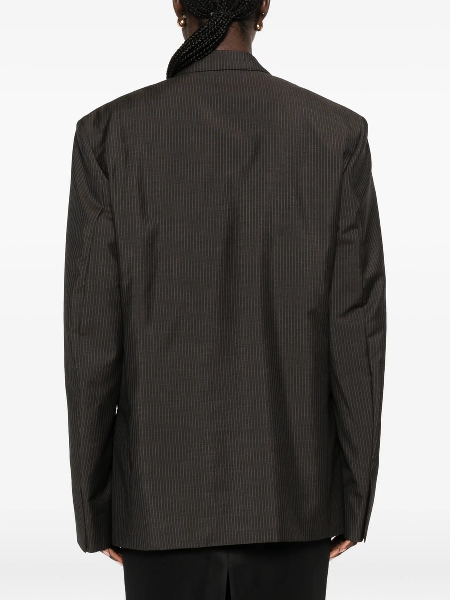 Gucci Gucci Pinstriped Double-breasted Jacket, view 4