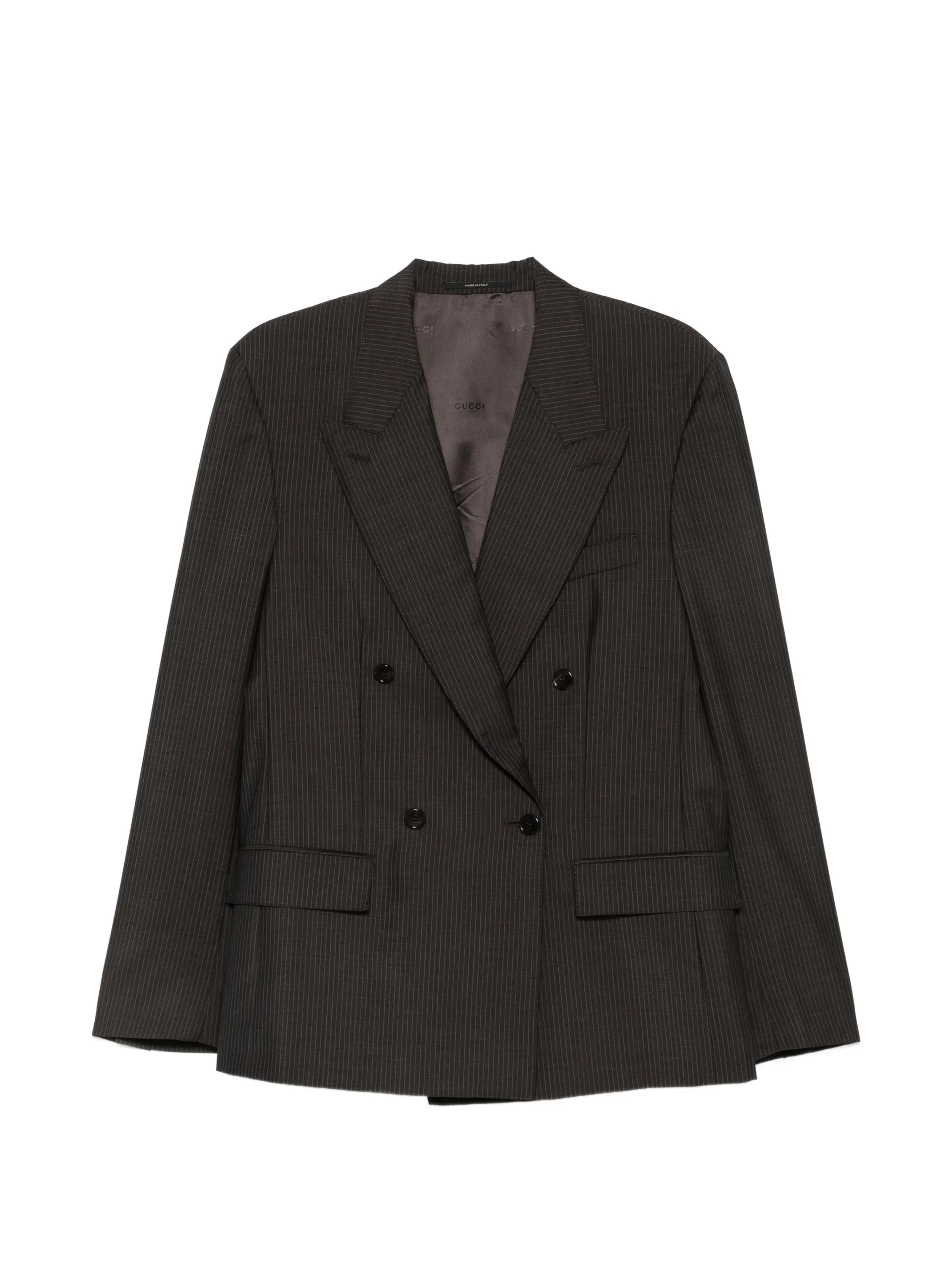 Gucci Gucci Pinstriped Double-breasted Jacket
