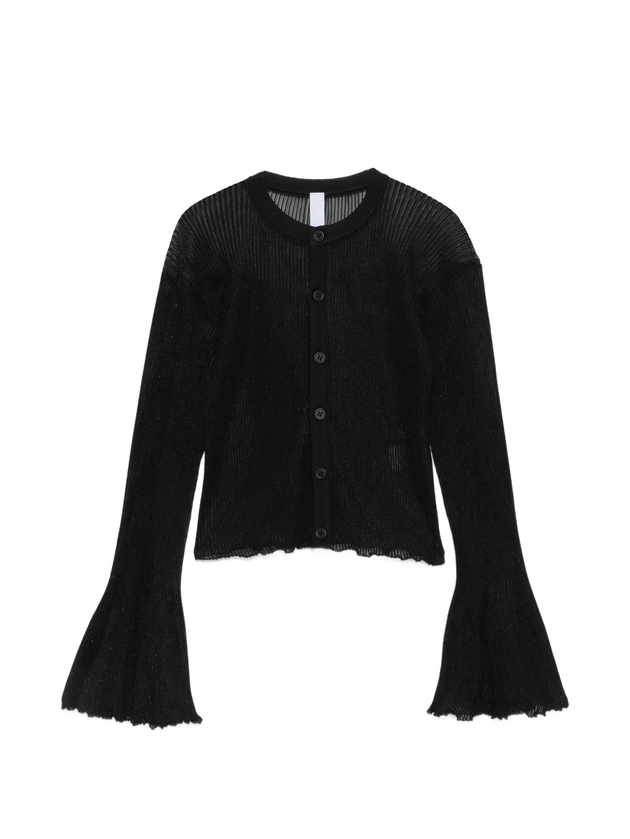 Cfcl Cfcl Hypha Lucent Glitter Flared-sleeve Cardigan