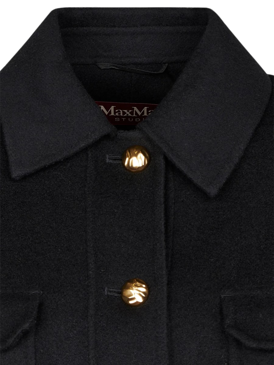 Max Mara Studio Max Mara Studio Button-up Pocket-detail Jacket, view 3