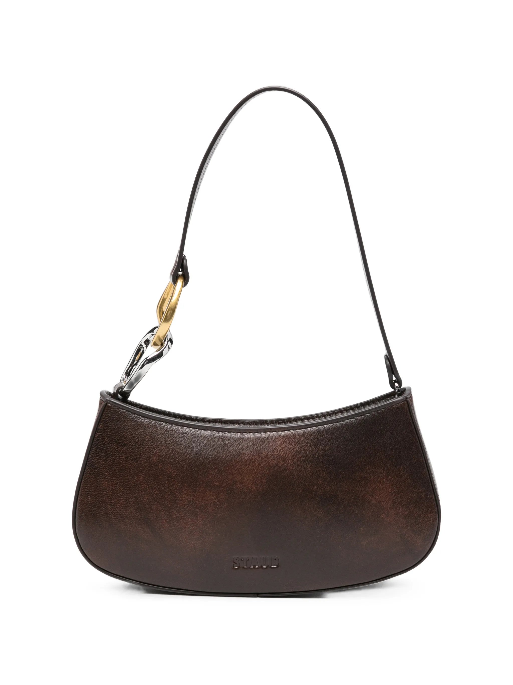 Staud Staud Ollie Interlocking-link Leather Shoulder Bag