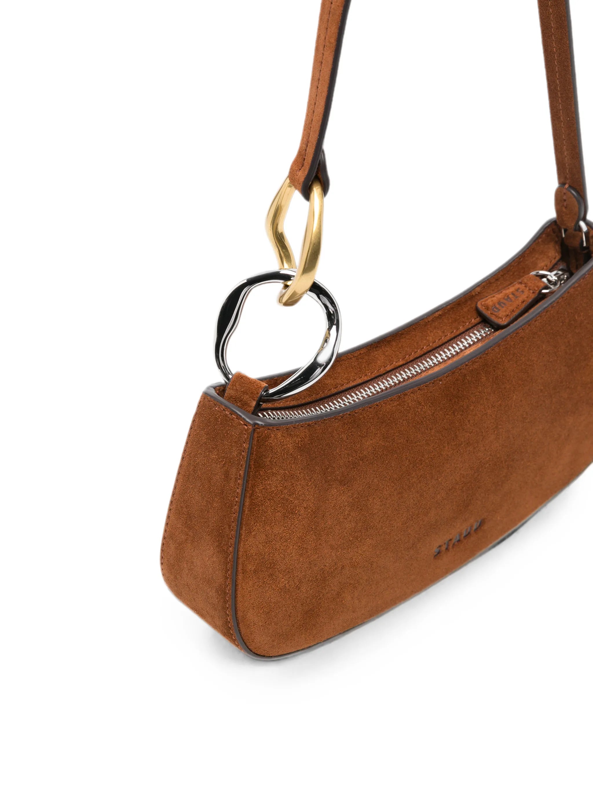 Staud Staud Ollie Suede Shoulder Bag, view 2