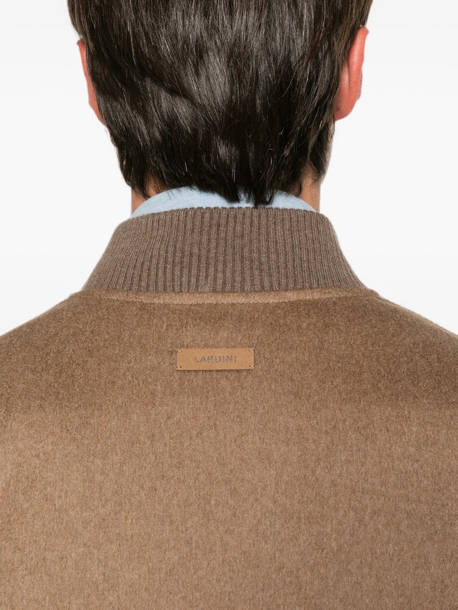 Lardini Lardini Ribbed-trim Zip-fastening Jacket, view 5