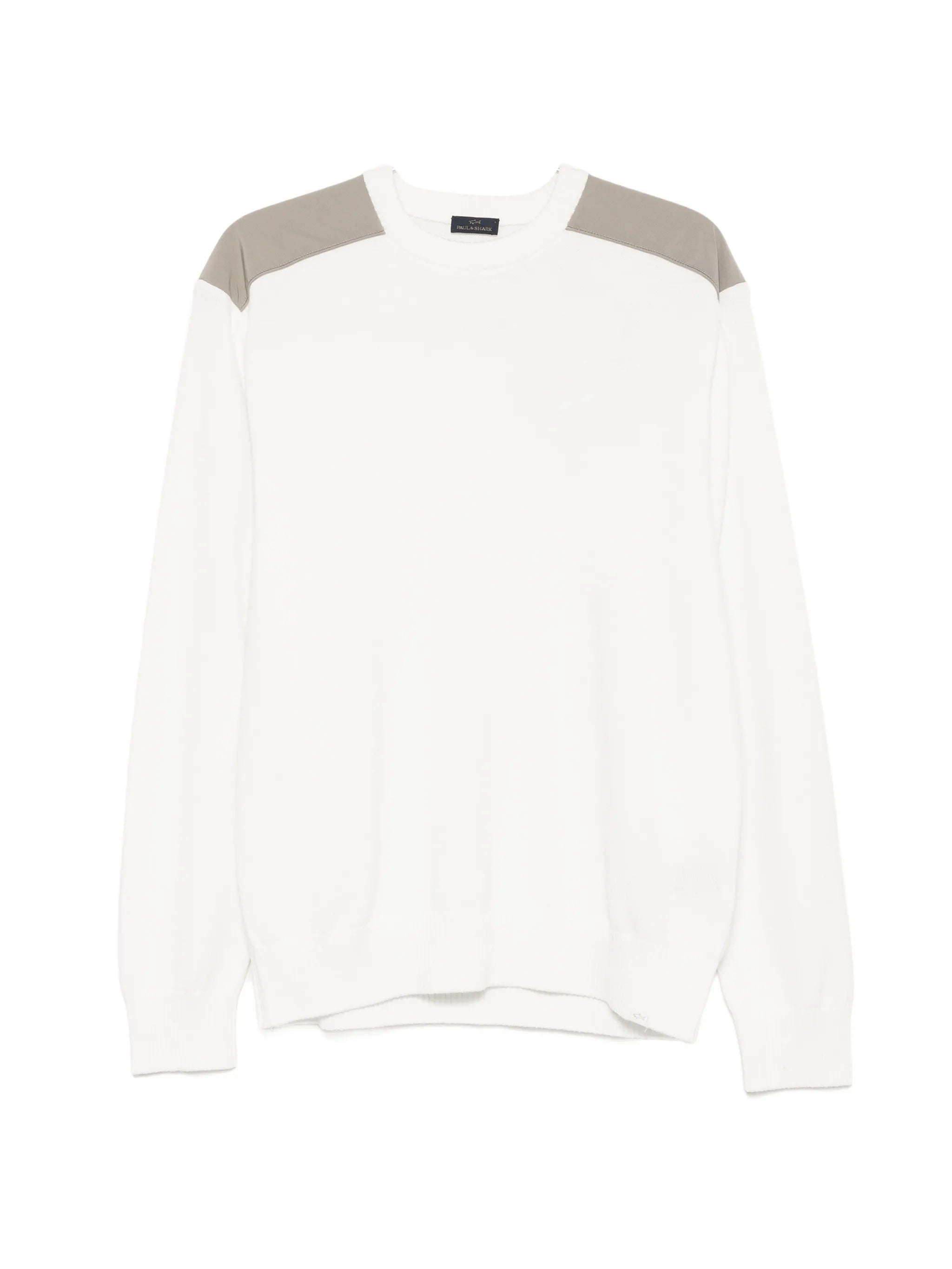 Paul & Shark Paul & Shark Contrast-panel Crew-neck Sweater