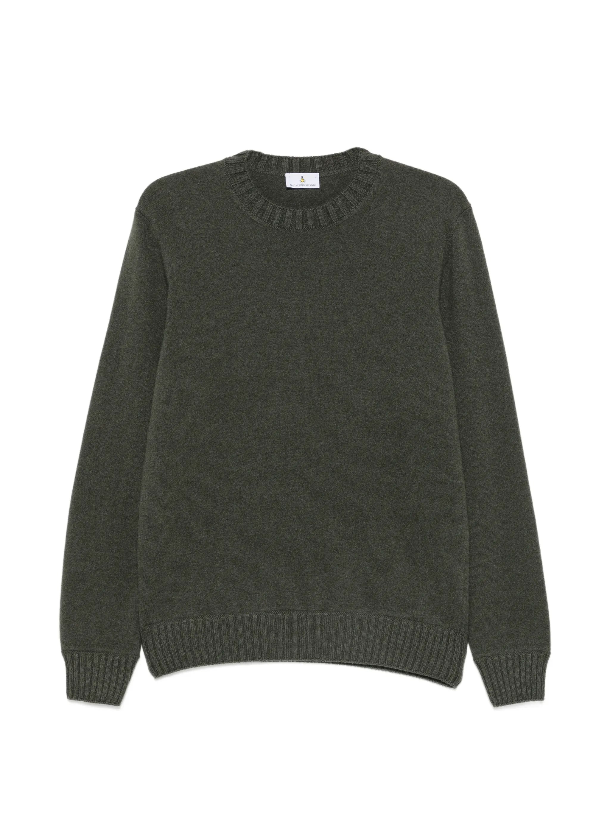 Magazzino Ricambi Magazzino Ricambi Ribbed-knit Crew-neck Sweater