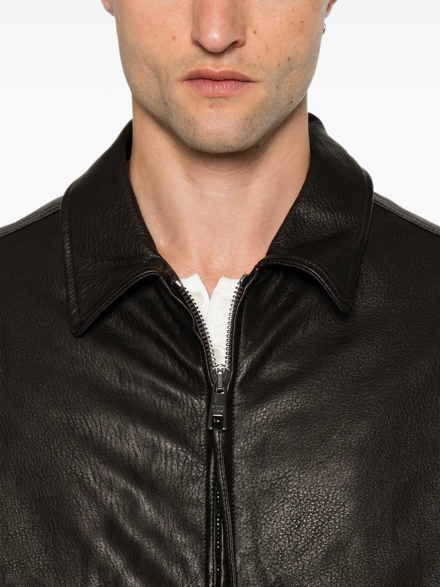 Giorgio Brato Giorgio Brato Grained-leather Jacket, view 2