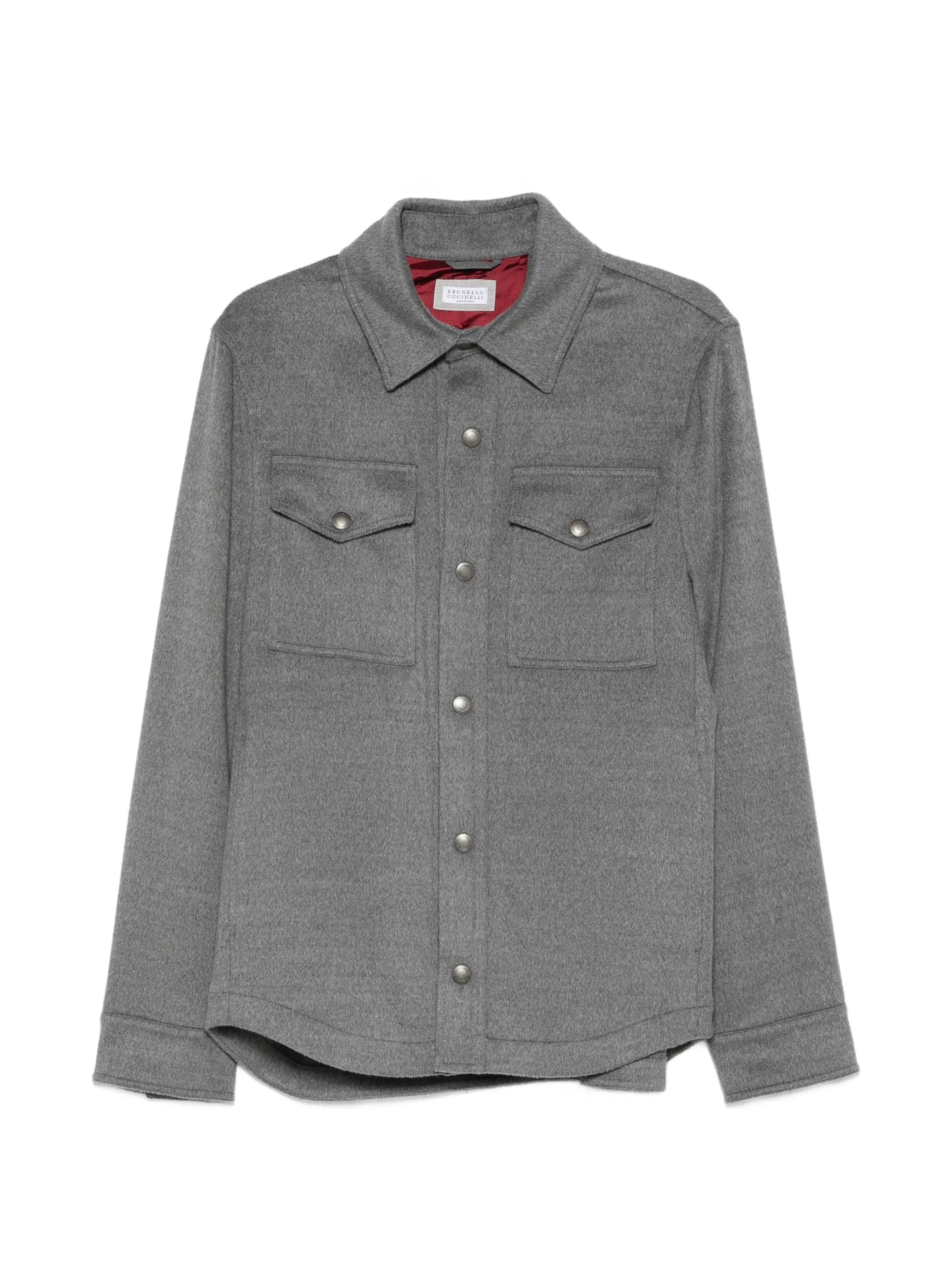 Brunello Cucinelli Brunello Cucinelli Lightweight Virgin Wool Cloth Shirt-style Outerwear Jacket