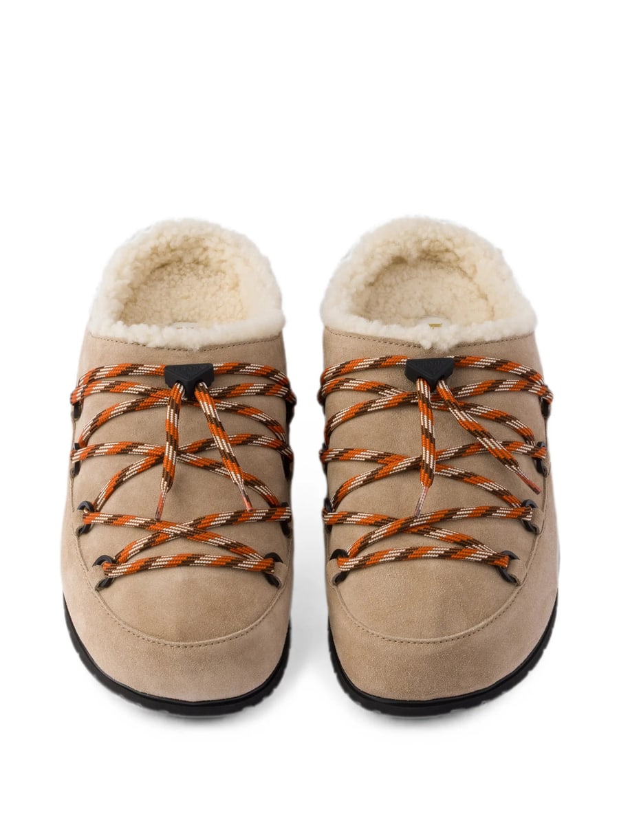 Prada Prada Suede Mules, view 6