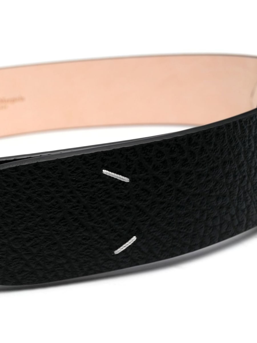 Maison Margiela Maison Margiela Grained Four-stitch Belt, view 2