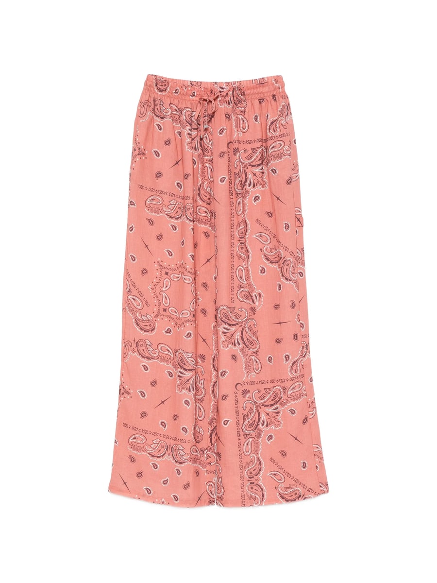 Venuja Venuja Paisley-print Drawstring Trousers