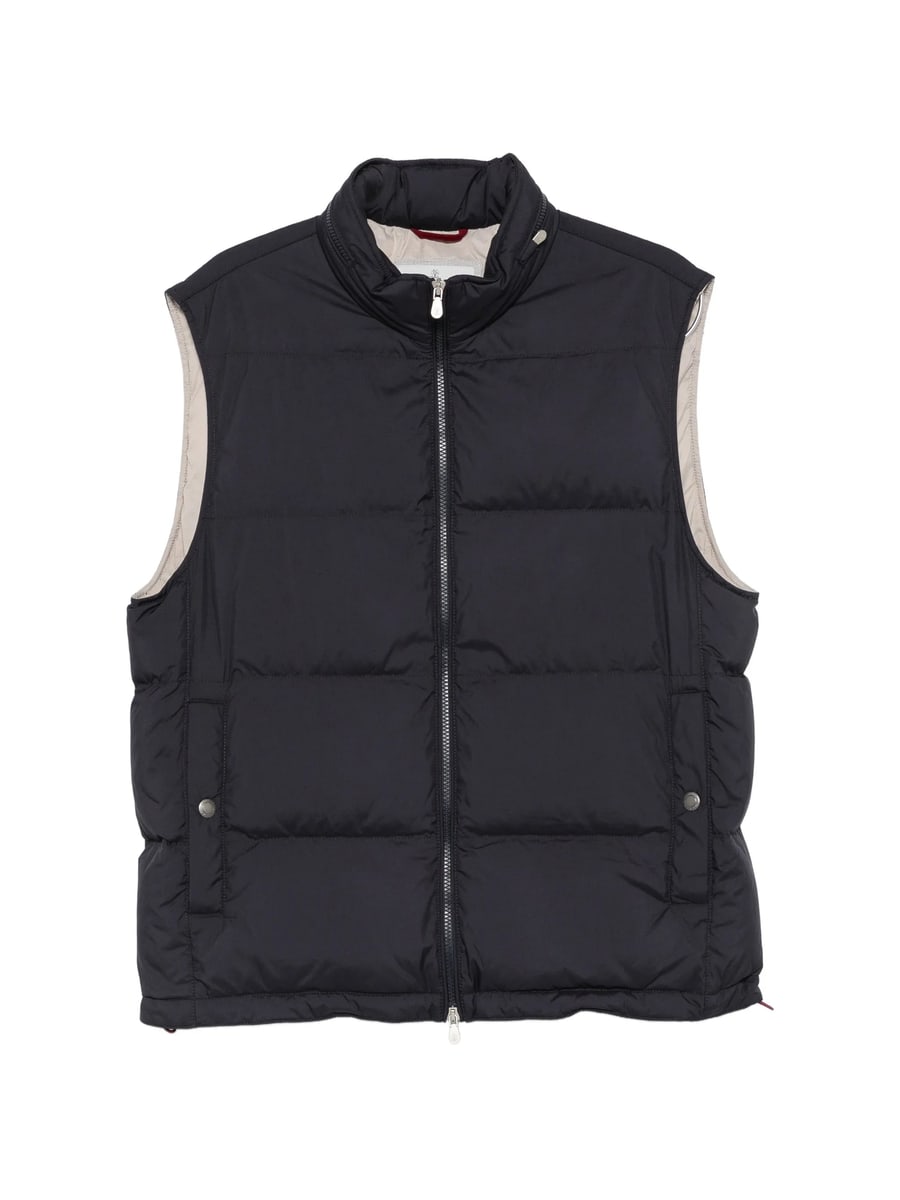 Brunello Cucinelli Brunello Cucinelli Quilted Zip-up Jacket