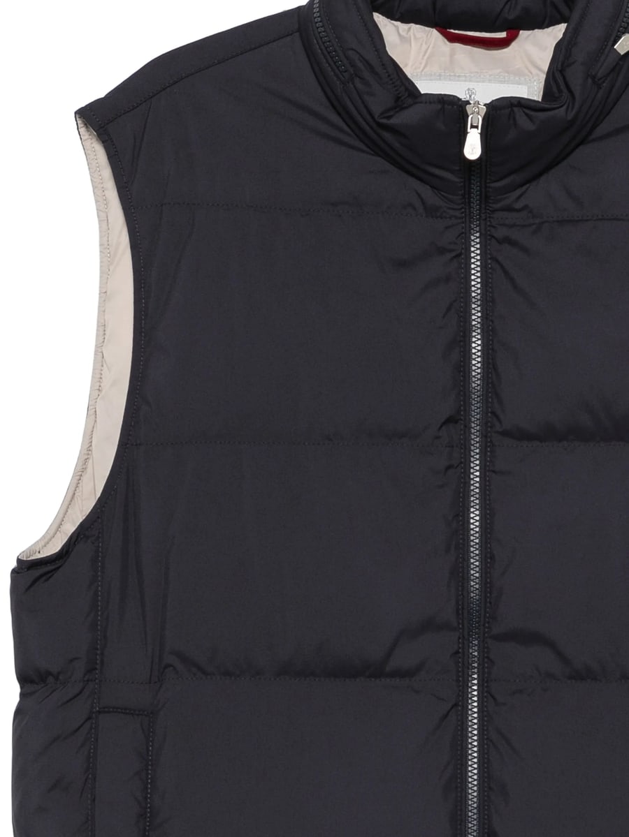 Brunello Cucinelli Brunello Cucinelli Quilted Zip-up Jacket, view 3