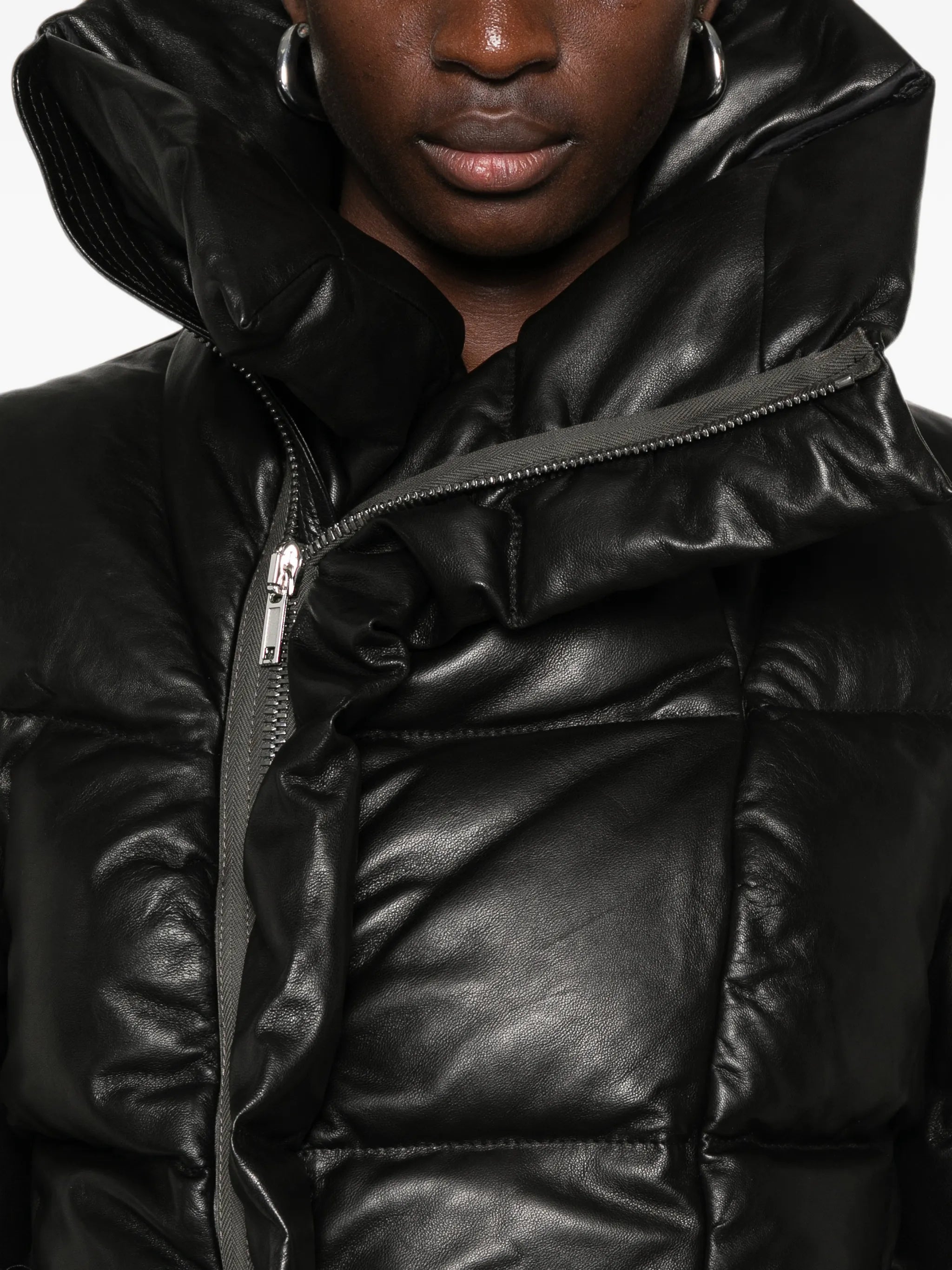 Rick Owens Rick Owens Naska Leather Jacket, view 2