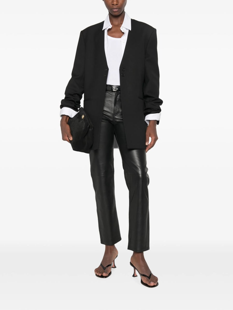 Blazé Milano Blazé Milano Leather Trousers, view 2
