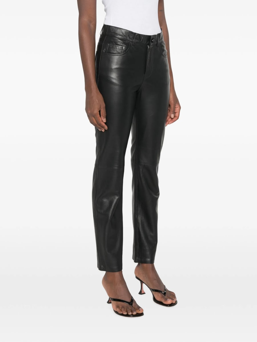 Blazé Milano Blazé Milano Leather Trousers, view 4