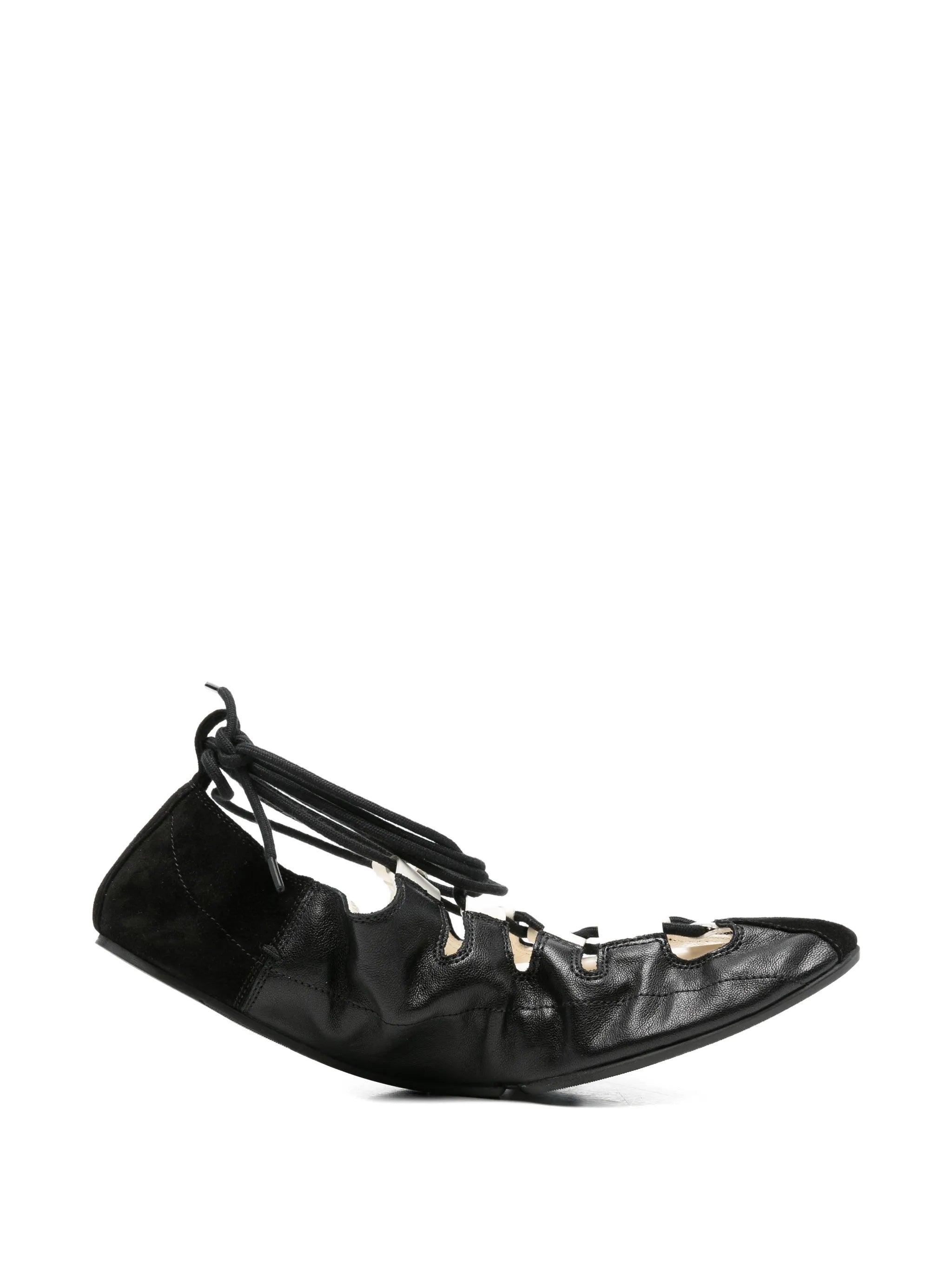 Alaïa Alaïa Lace-up Ballet Flats