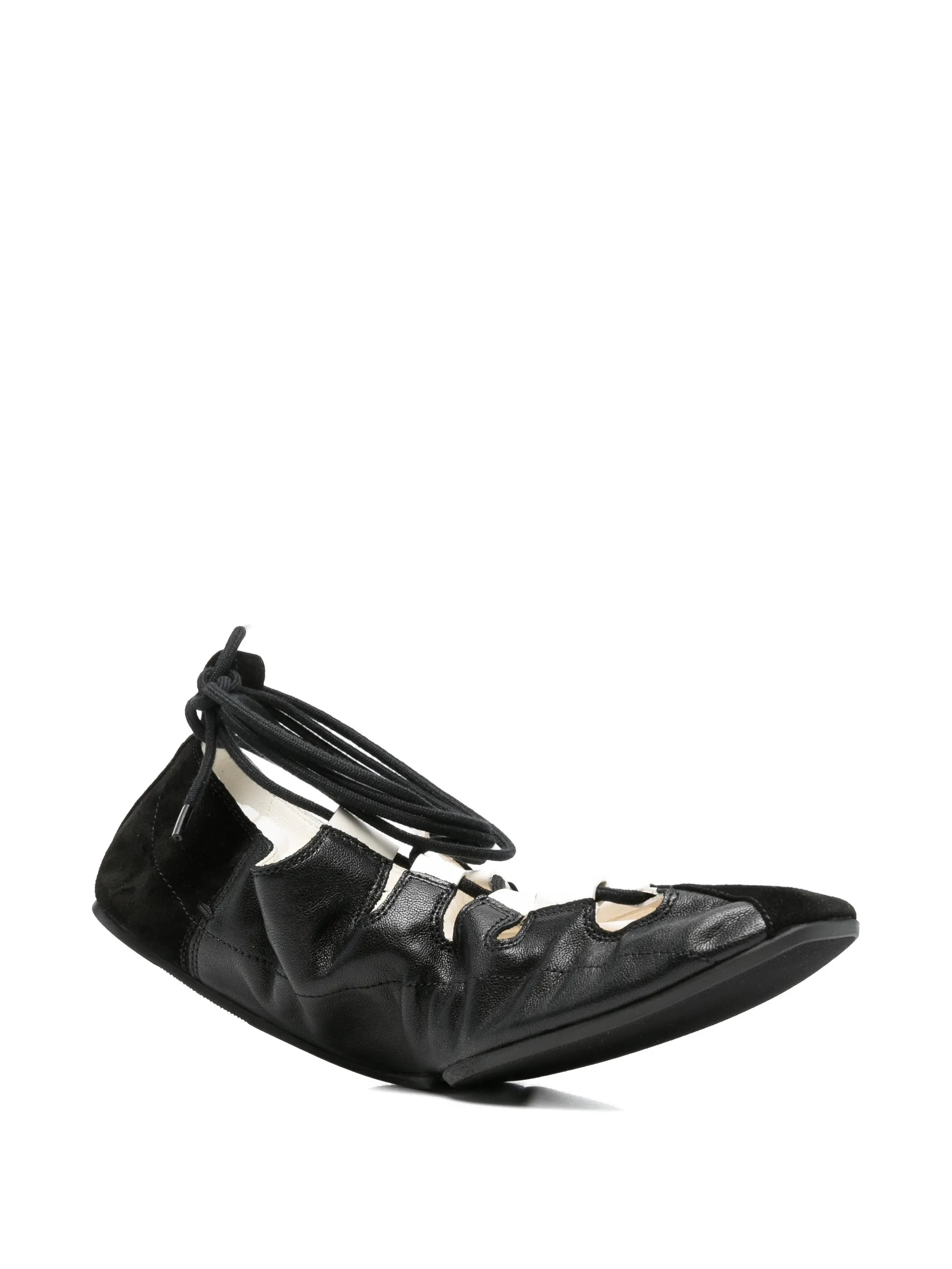 Alaïa Alaïa Lace-up Ballet Flats, view 2