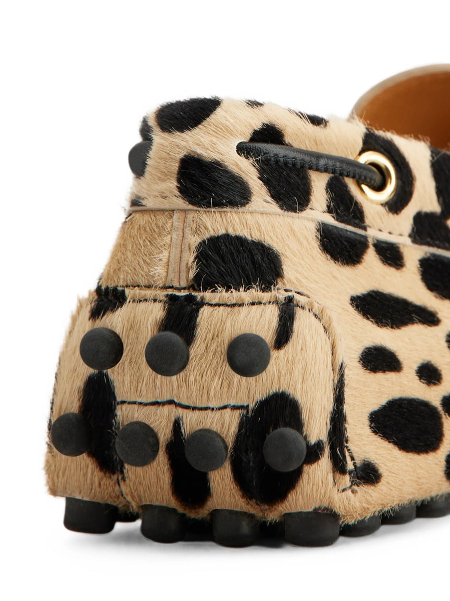 Tod's Tod's Gommino Loafers In Pony-effect Leather, view 4