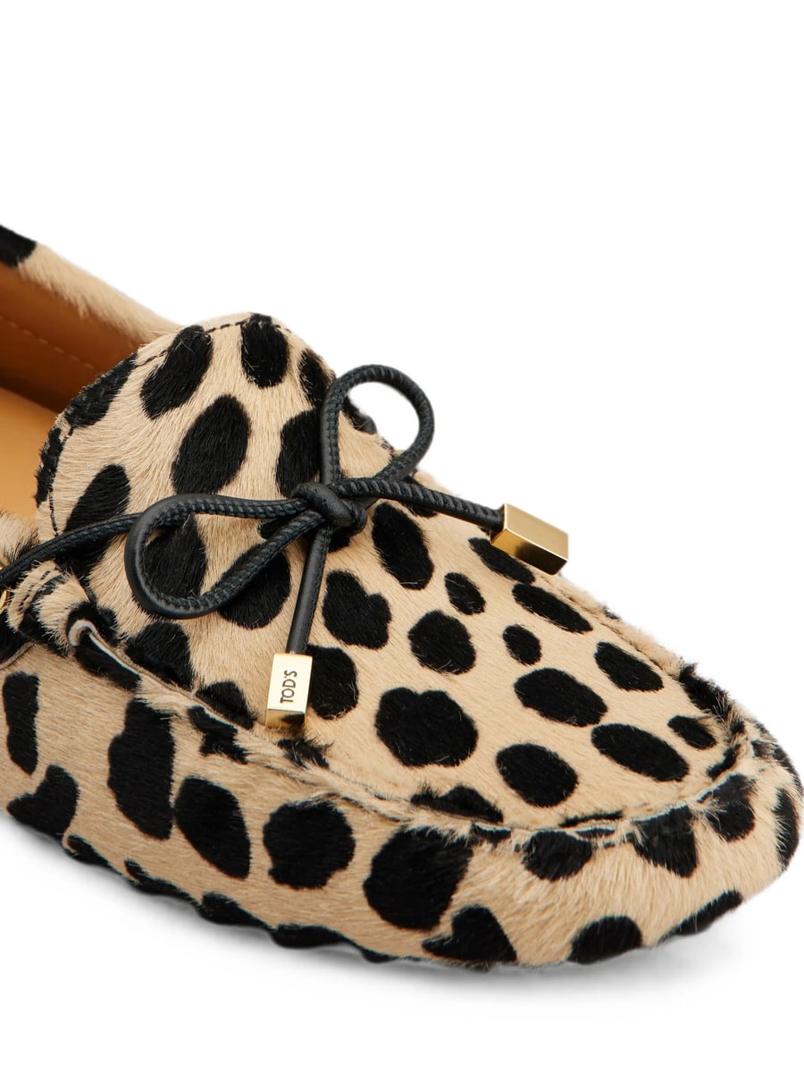Tod's Tod's Gommino Loafers In Pony-effect Leather, view 6