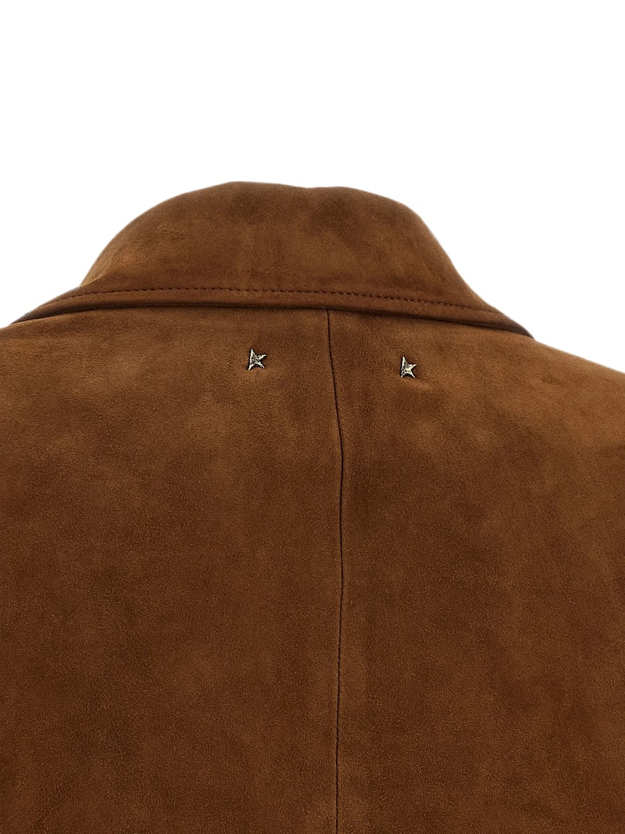 Golden Goose Golden Goose Suede Single-breasted Blazer, view 2