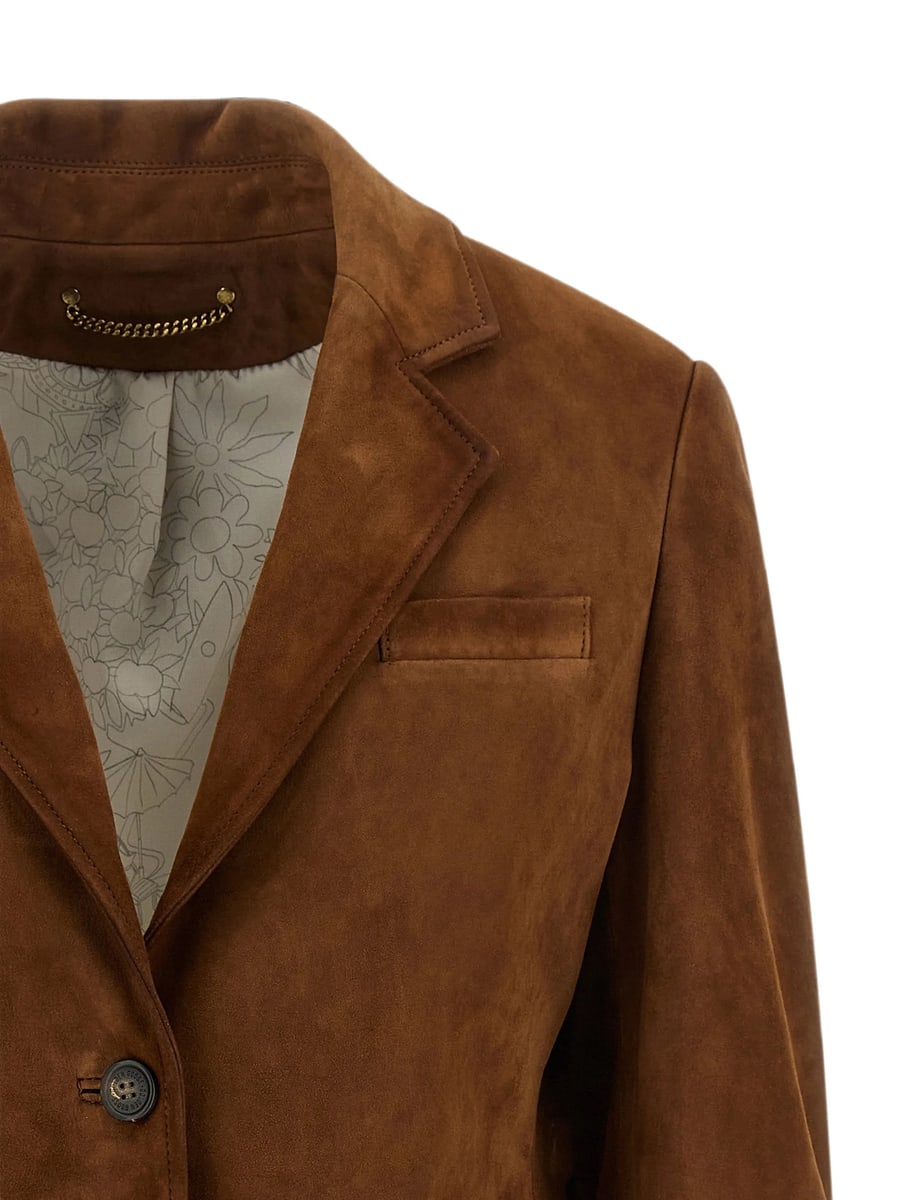 Golden Goose Golden Goose Suede Single-breasted Blazer, view 4