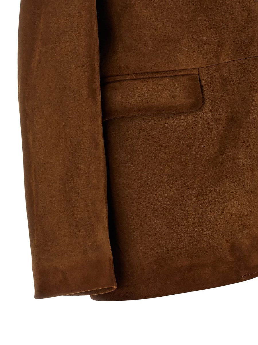 Golden Goose Golden Goose Suede Single-breasted Blazer, view 5
