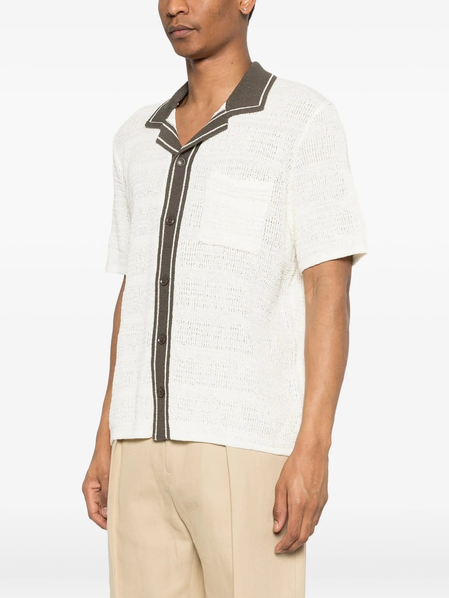 Samsoe Samsoe Samsoe Samsoe Sapercy Button Trim Polo Shirt, view 3